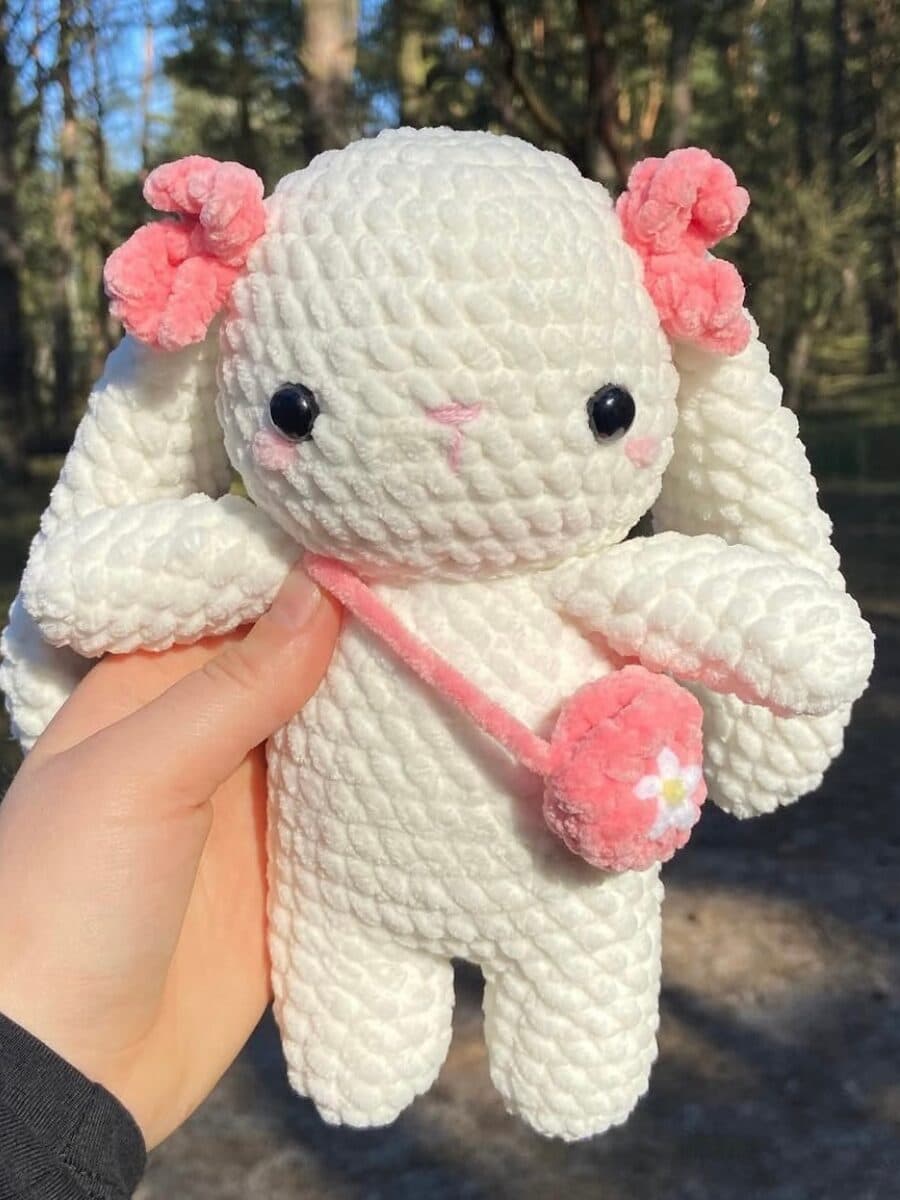 Crochet bunny plushie